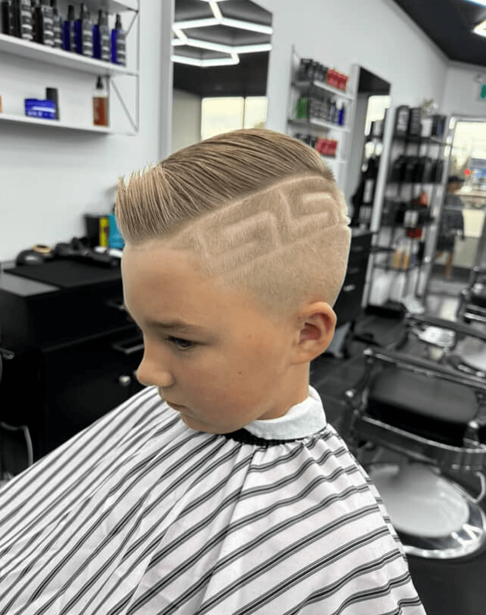 Design Haircut with Pattern